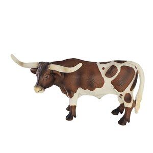Schleich Texas Longhorn Bull Farm Animal Figurine #13275